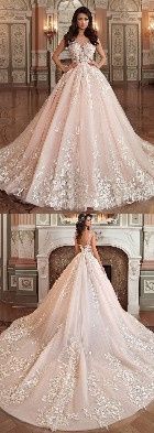 14 vestidos de novia color blush 8