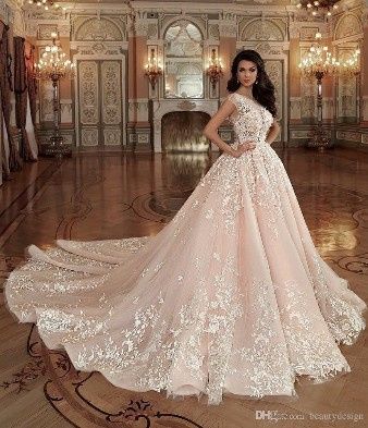 14 vestidos de novia color blush 12