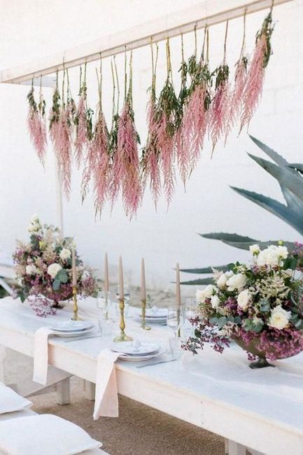 En tendencia y romántico: Pampas grass rosas para tu boda 3