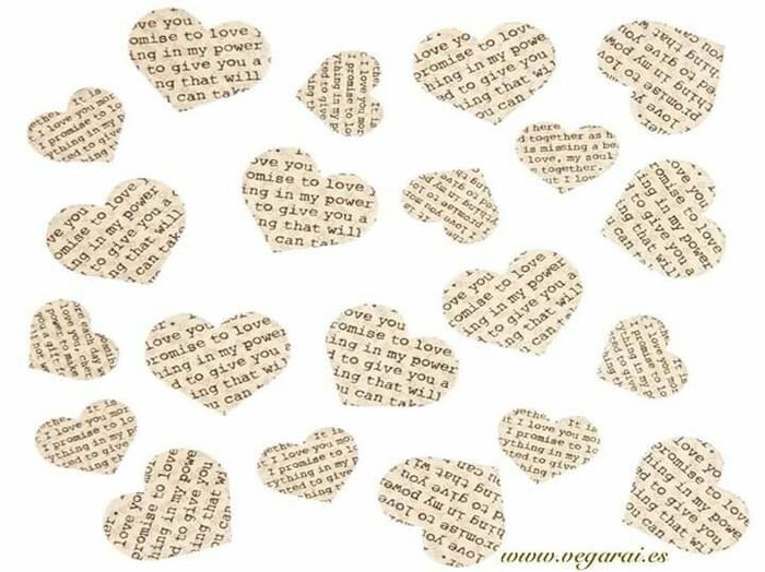 Una pequeña manera de reciclar en tu boda: confeti 6