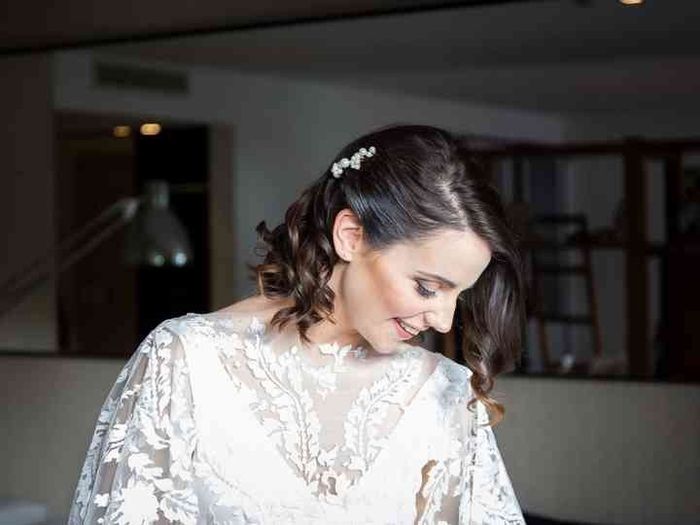 Peinados para novias con cabello corto 27