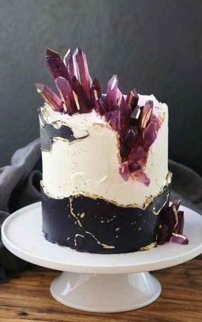 Hermosos pasteles de "cuarzo" 25