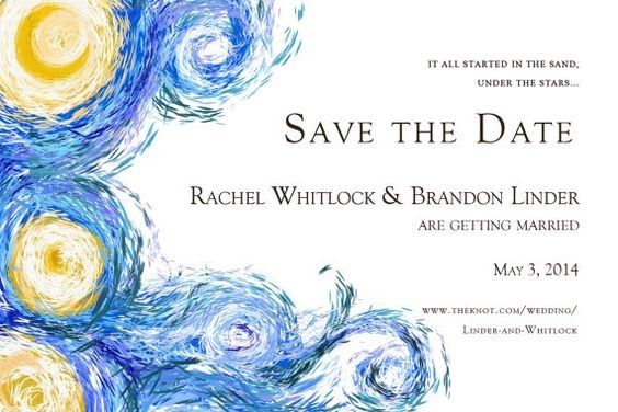 Boda inspirada en la obra de arte "noche estrellada" de Van Gogh 18