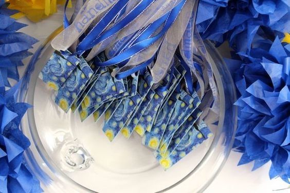 Boda inspirada en la obra de arte "noche estrellada" de Van Gogh 25