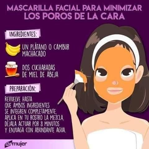 Mascarillas naturales para el rostro 🍏🥕🍯🍈 9