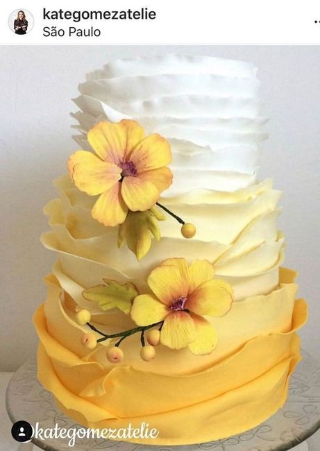 Colores:  Decoracion amarilla para tu pastel en primavera 7