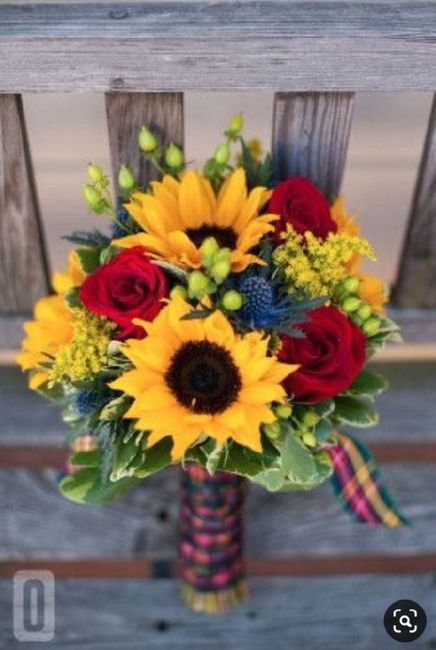 Colores: Un toque amarillo para tu boda, con girasoles (ramo) 5