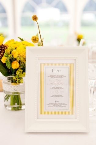 Colores: Menú con toques amarillos 1