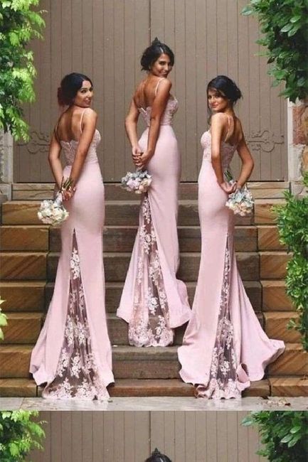 Vestido de las damas con cauda 2