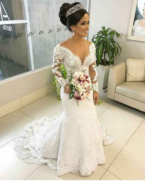 vestido sirena con Corona????? - 1