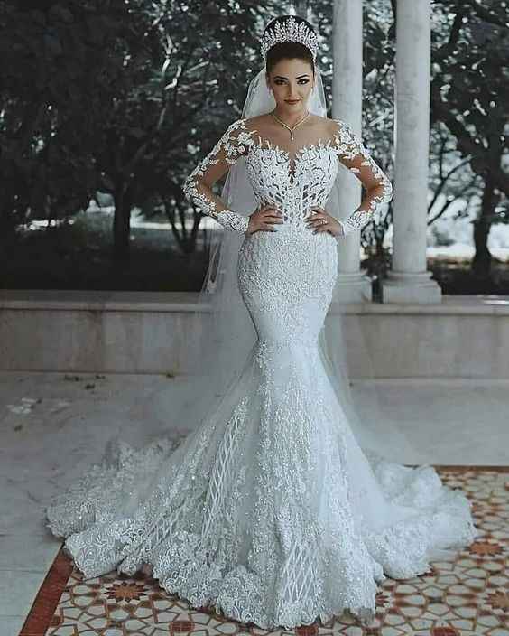 vestido sirena con Corona????? - 5