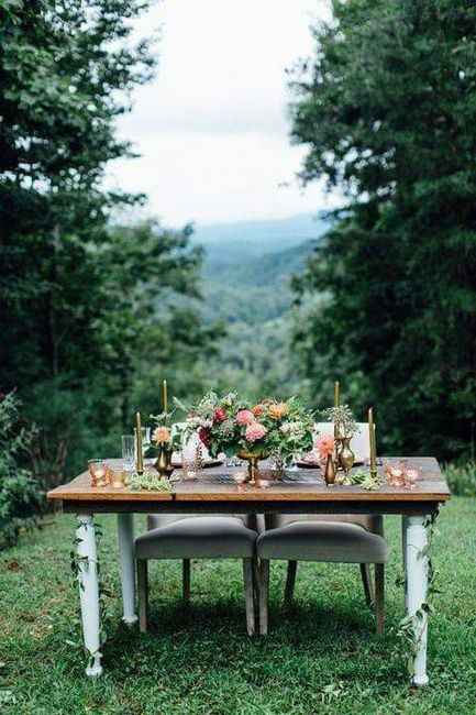 Decoración para las mesas de novios - 1