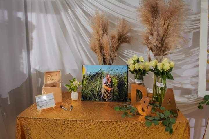 Hierba de las pampas como elemento clave en la boda - 1