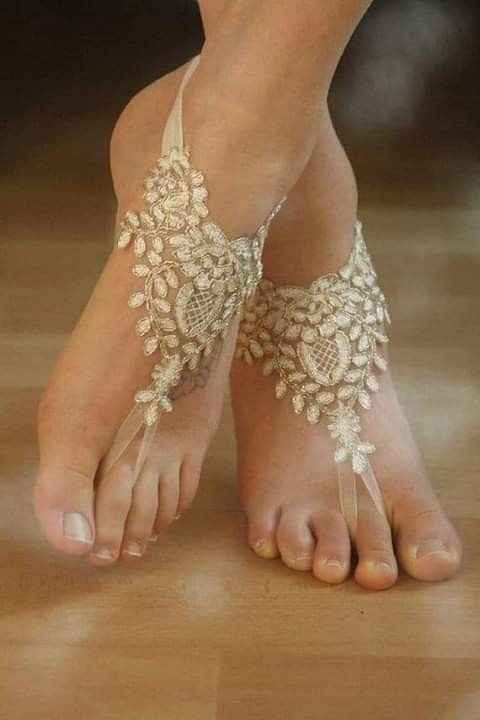 Zapatos para boda a pie de playa - 3
