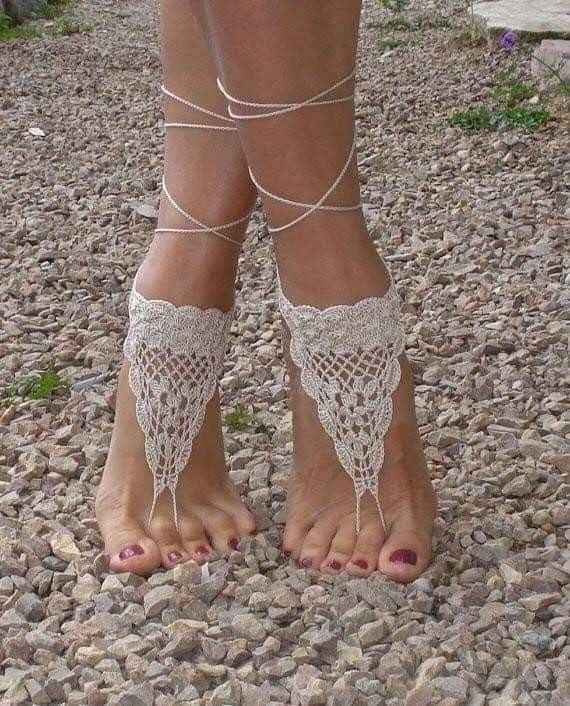 Zapatos para boda a pie de playa - 4