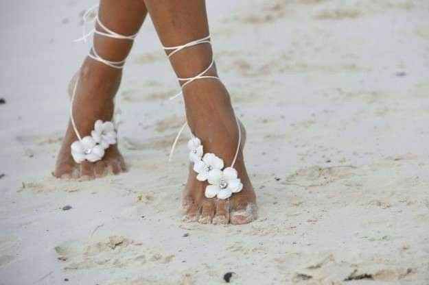 Zapatos para boda a pie de playa - 5