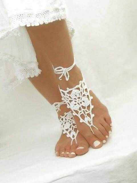 Zapatos para boda a pie de playa - 8