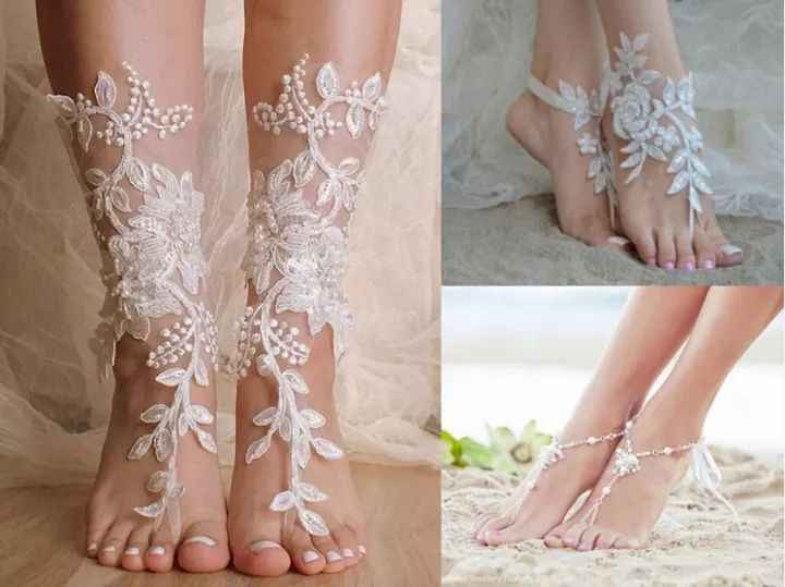 Zapatos para boda a pie de playa - 12