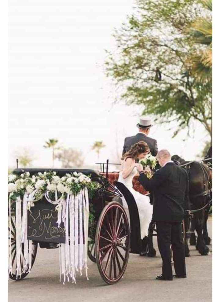 Carruajes para una llegada de ensueño - 1