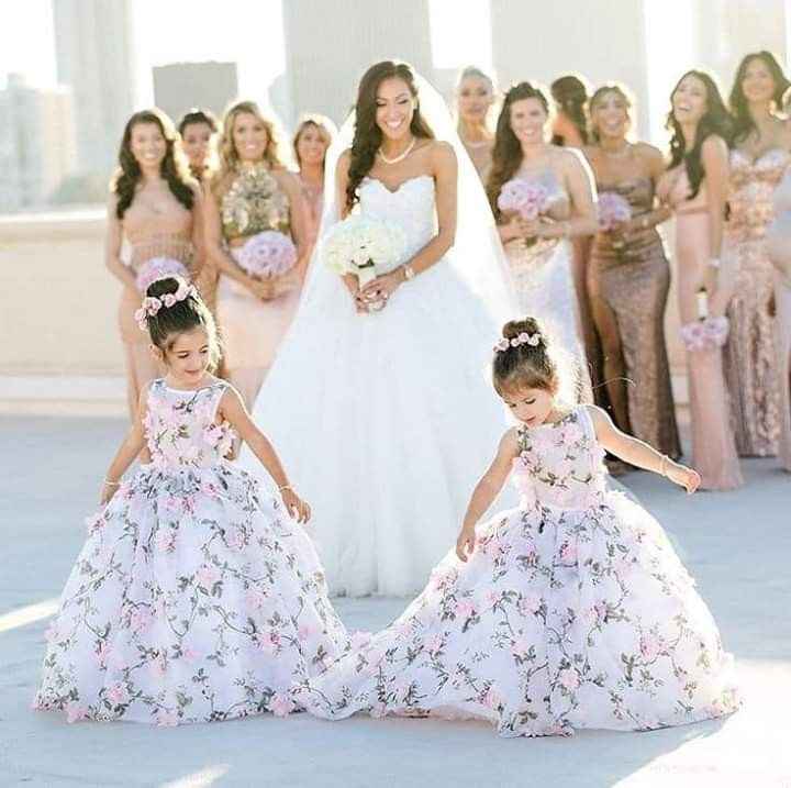 Vestidos para las niñas de los recuerdos o meninas - 6