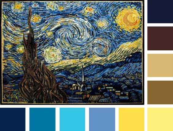 Boda inspirada en la obra de arte "noche estrellada" de Van Gogh - 1