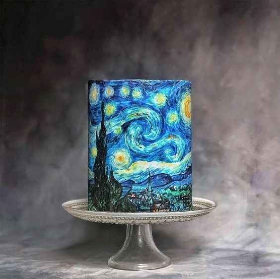 Boda inspirada en la obra de arte "noche estrellada" de Van Gogh - 15