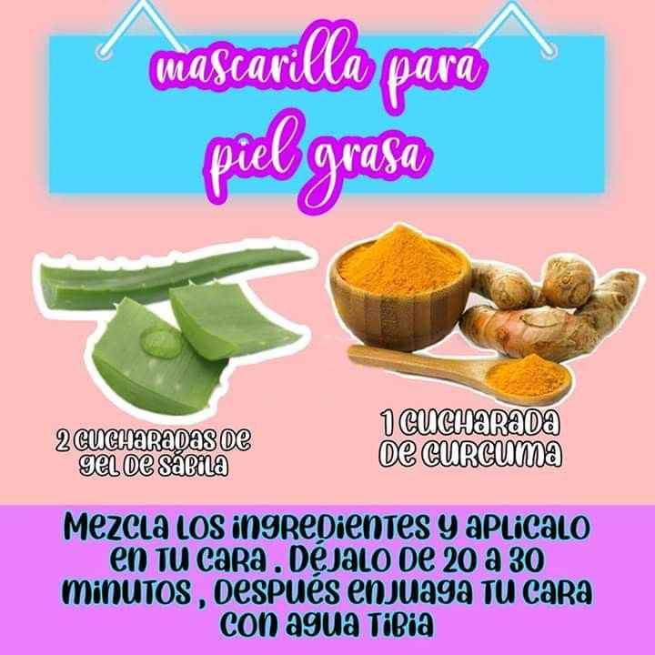 Mascarillas naturales para el rostro 🍏🥕🍯🍈 - 1