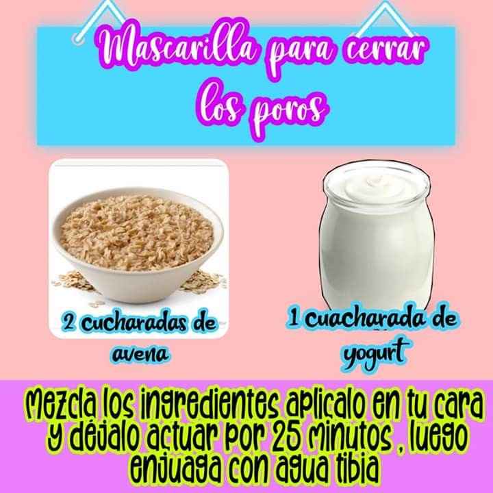 Mascarillas naturales para el rostro 🍏🥕🍯🍈 - 3