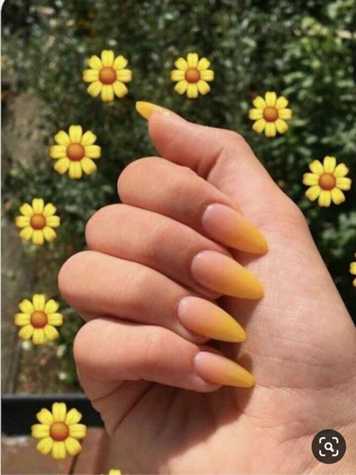 Colores: uñas color amarillo para tu día b - 6