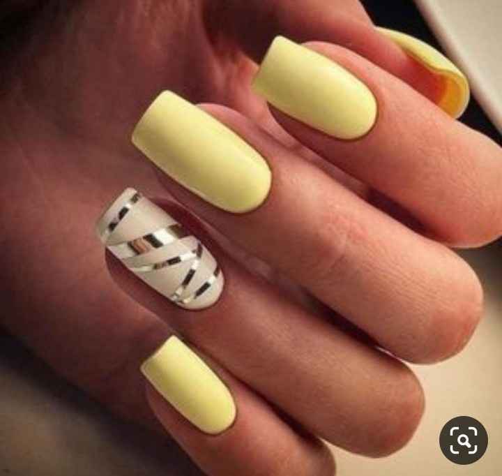 Colores: uñas color amarillo para tu día b - 9