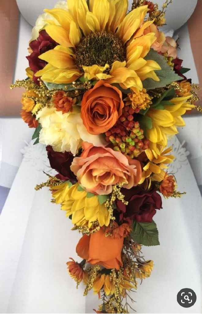 Colores: Un toque amarillo para tu boda con girasoles (ramo) - 8