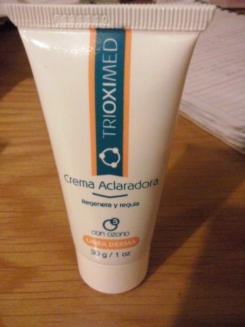 Les comparto crema aclaradora 1