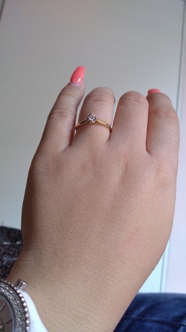 El anillo de compromiso 🤩 - 1