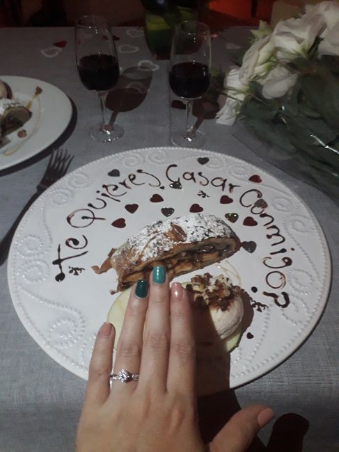 Está super bonito tu anillo!  el mío me lo dio mi ahora prometido y me encanta! una vez yo le coment