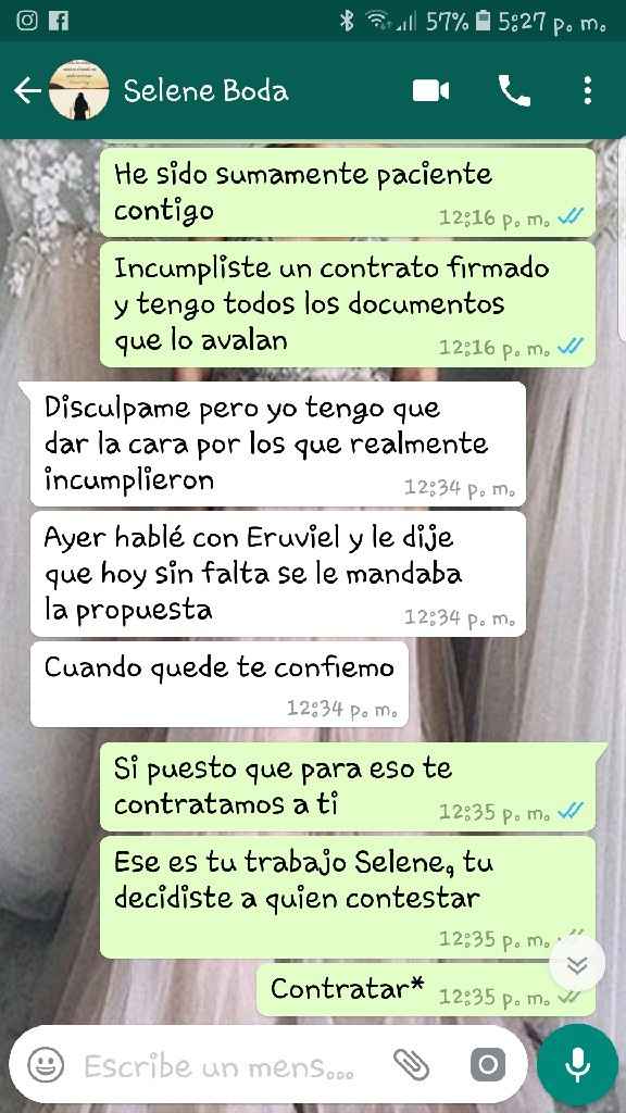 Incumplimiento de contrato y tornaboda - 3