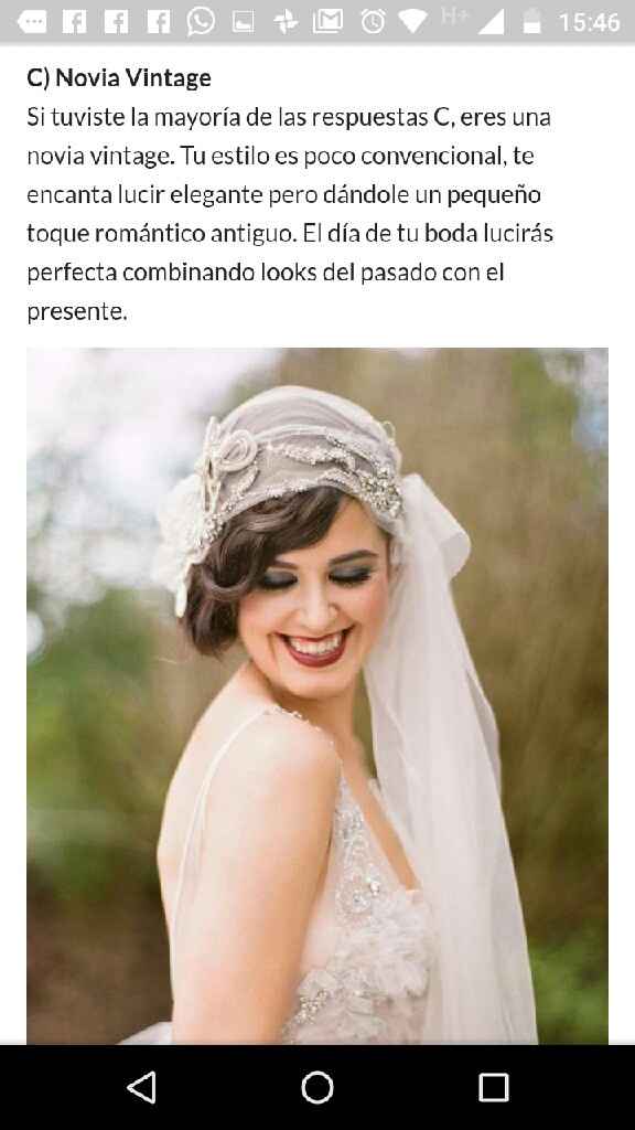¿Qué estilo de novia eres? - El resultado - 1