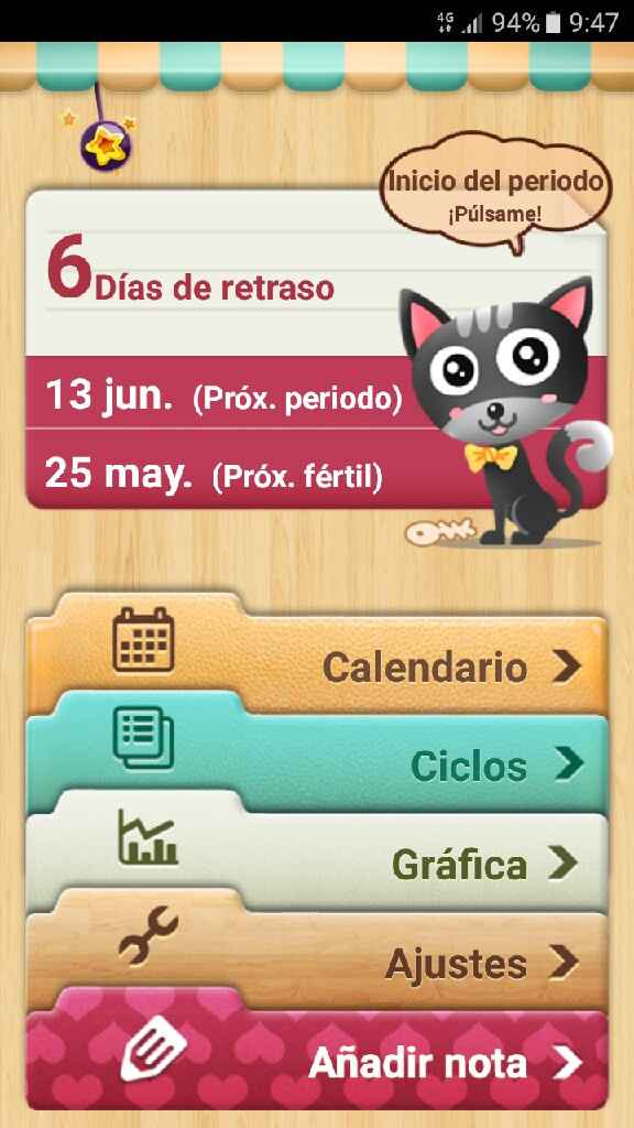 Creo que son los nervios.atraso ¡¡¡¡ - 1