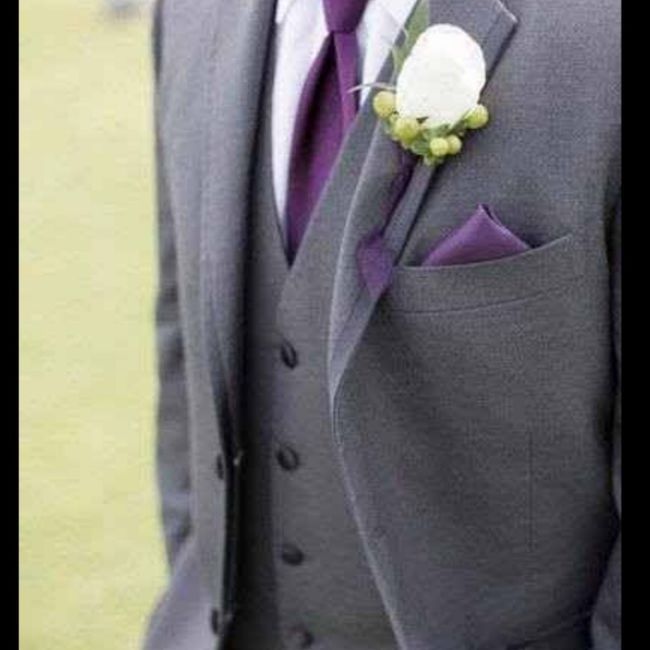 Best Man y novios en color ¿morado? 💜 - 4