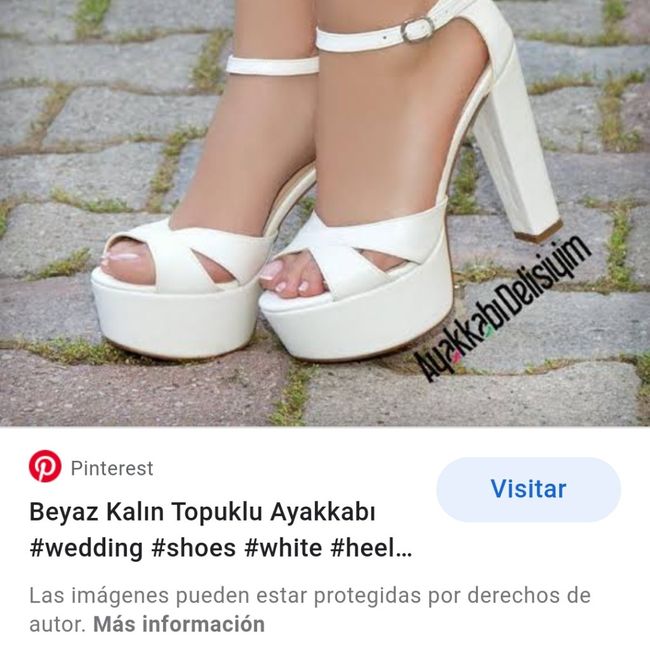 ¿Que tipo y color de zapatilla llevarán en su boda? 6
