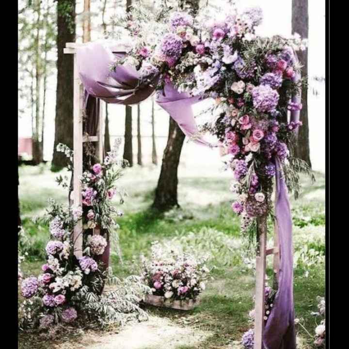 💜 Decoración en la ceremonia - 5