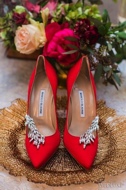 💞Zapatos de novia rojos💞 3