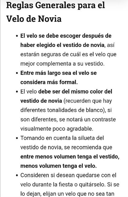 Guía para elegir el velo. 3