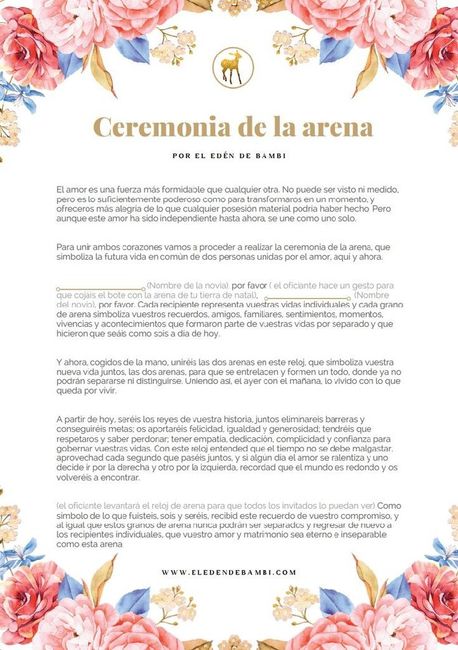Texto ceremonia de arena 2