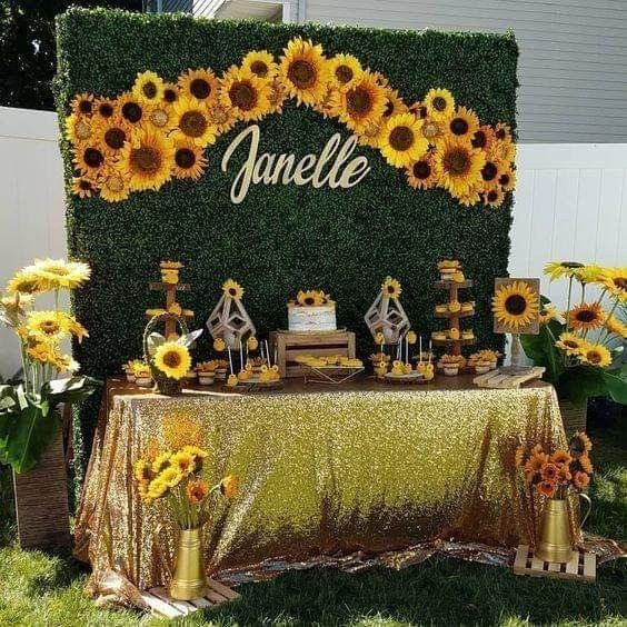 🌻Decoración para despedida de soltera con girasoles. 🌻 4
