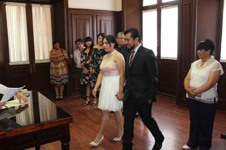 Casi cerrando la ceremonia 