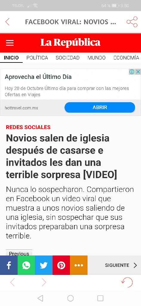 ¡Vaya forma de celebrar a los novios! - 1