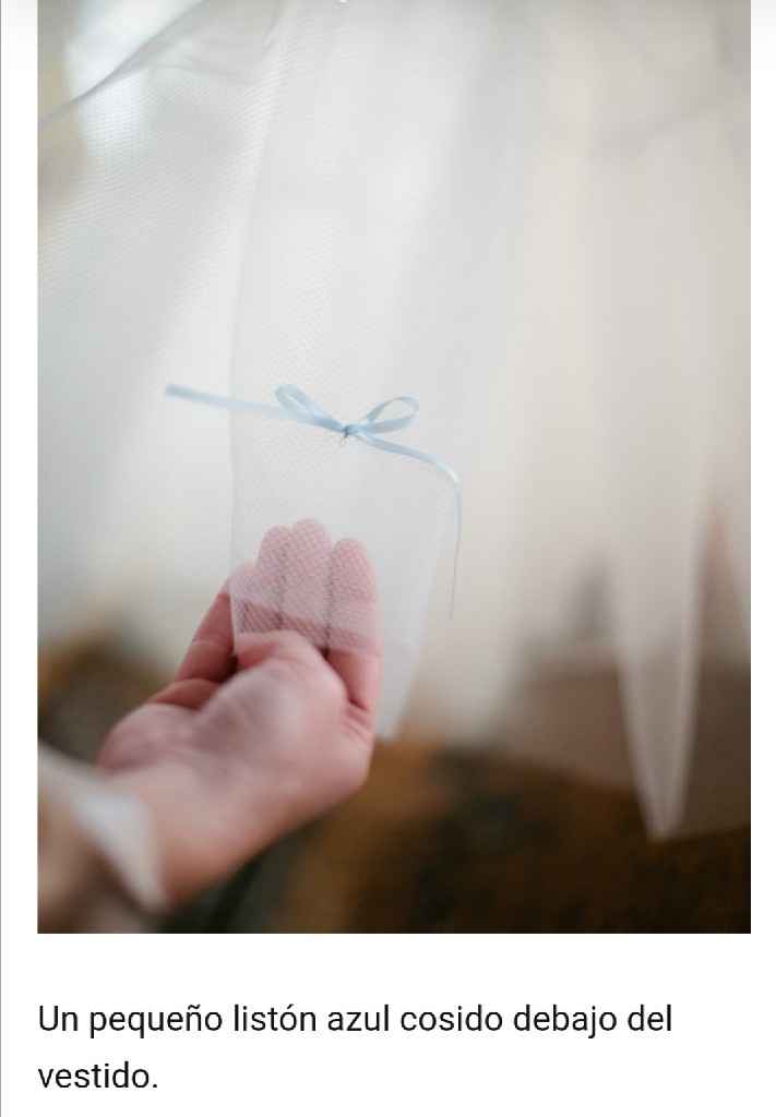 Tu "algo azul" en tu ajuar de novia. - 3