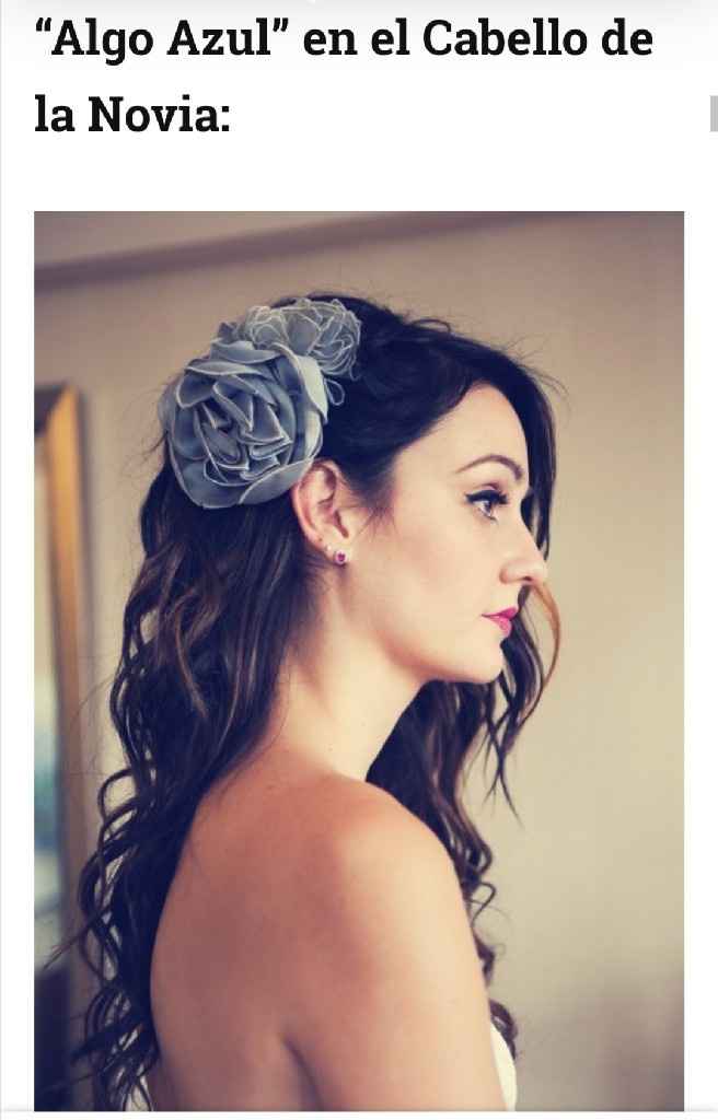 Tu "algo azul" en tu ajuar de novia. - 6