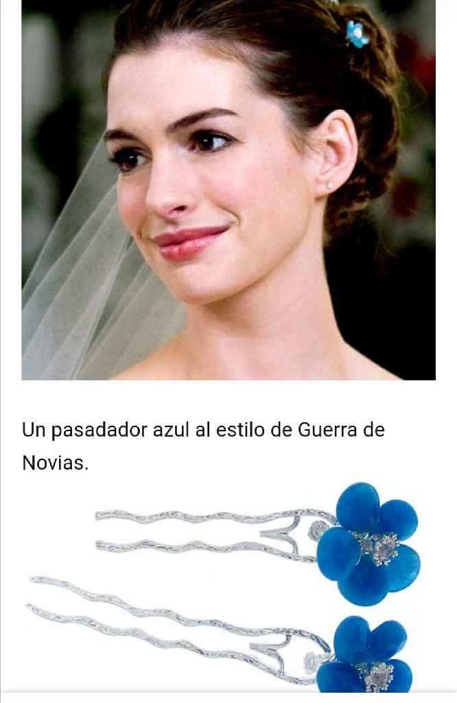 Tu "algo azul" en tu ajuar de novia. - 7