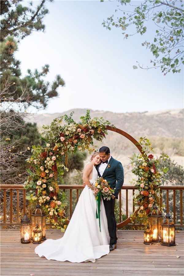 Aros grandes con flores - 4